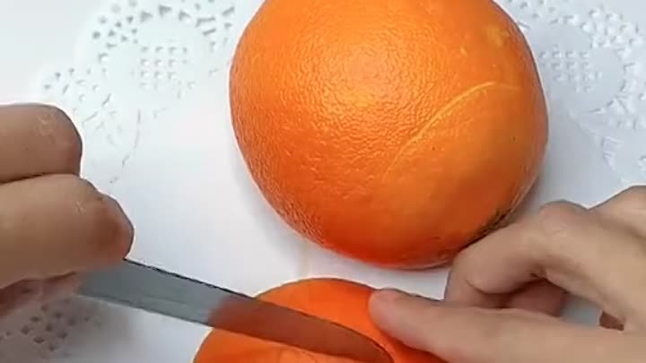 Кролик из апельсина