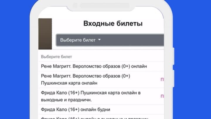 Как купить билет по Пушкинской карте