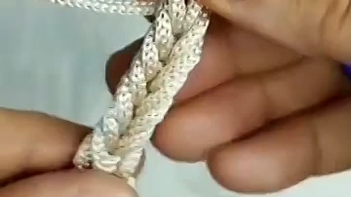 Вяжем шнур крючком