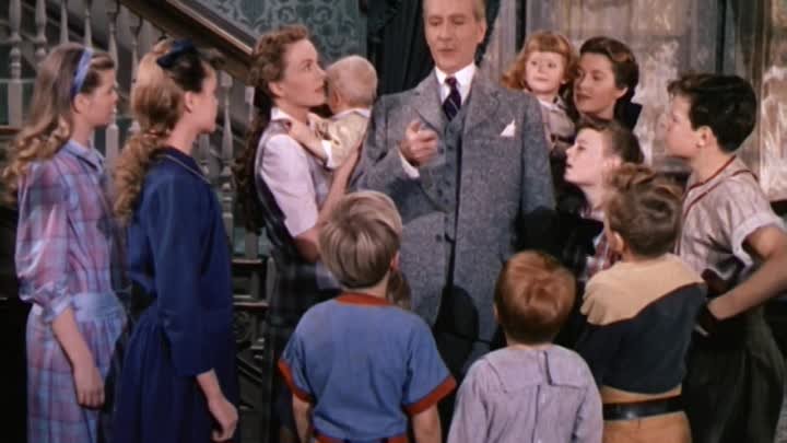 Оптом дешевле / Cheaper by the Dozen (1950) (драма, комедия, семейный)