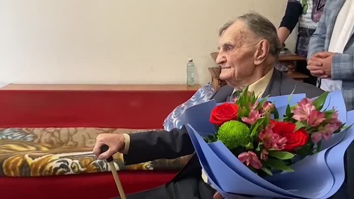 Усольчанин Михаил Залепо отпраздновал почетный 100-летний юбилей