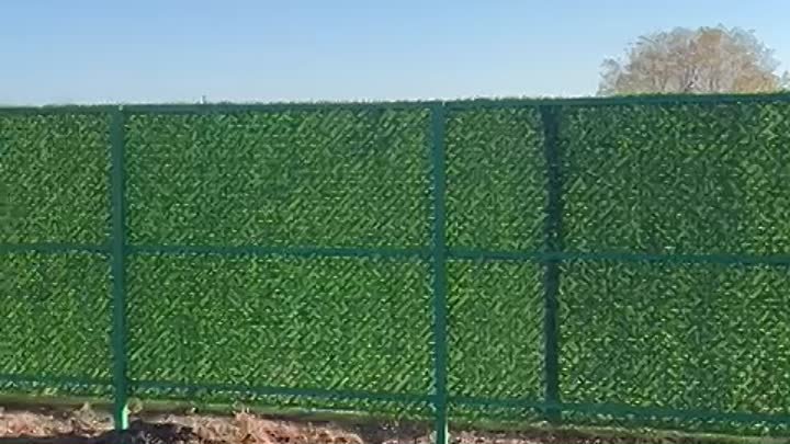 Травяной забор: выполненные работы