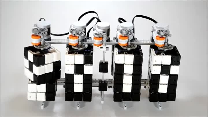 Time Twister (prototype) - LEGO Mindstorms Digital Clock