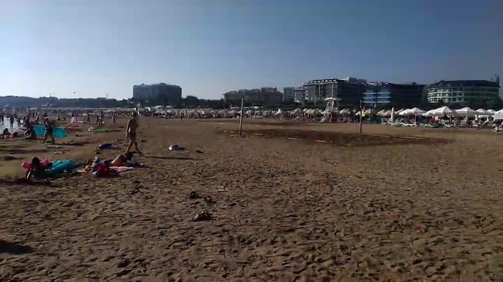 Наши туристы в Турции 30.07.19, пляж отеля Seher Resort 5*, Турция.