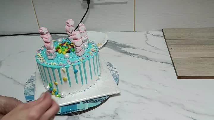 оформление торта 14 лет