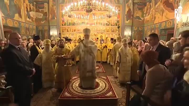 Патриарх Кирилл освятил храм Сошествия Святого Духа в пос. Первомайс ...