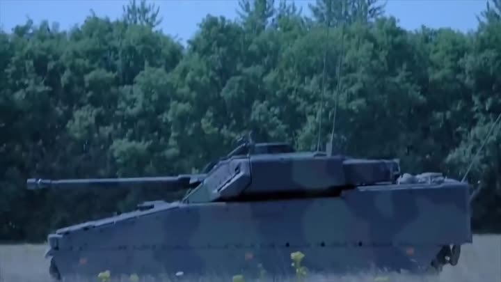 Трофейная шведская БМП CV-90