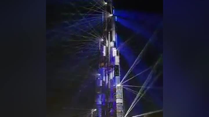 Лазер шоу в Дубаи