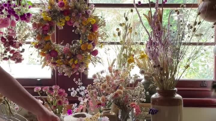 Сухоцветы в декоре дома