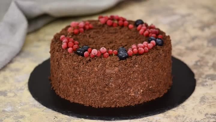 Рецепт шоколадного торта "Наполеон"