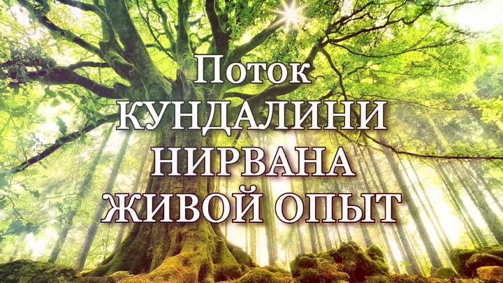 Поток Кундалини | Нирвана | Живой Опыт – А.В. Клюев