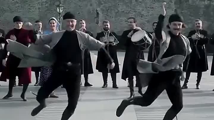 Народные грузинские танцы... интересно и динамично!