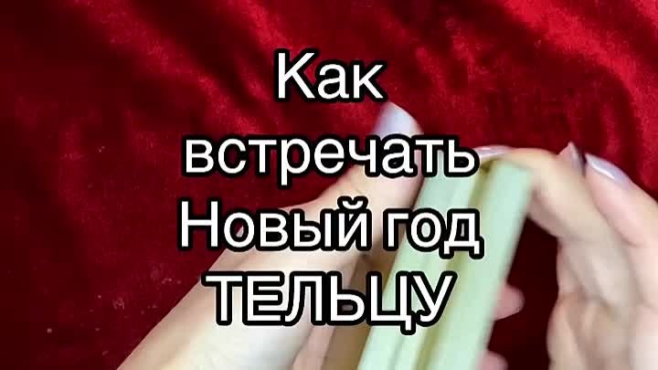 Как встречать новый год ТЕЛЬЦУ?✨