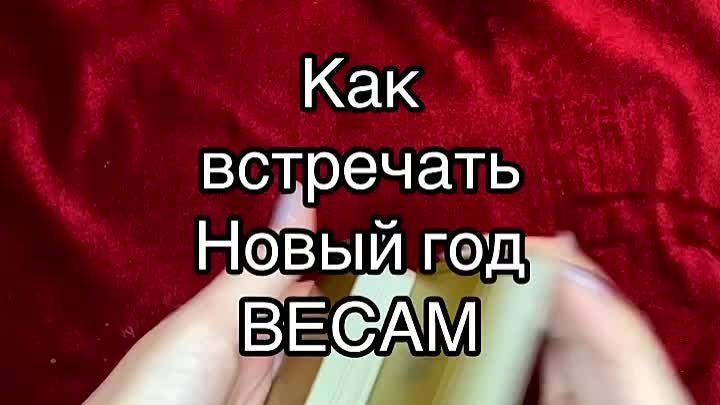 Как встречать новый год ВЕСАМ✨