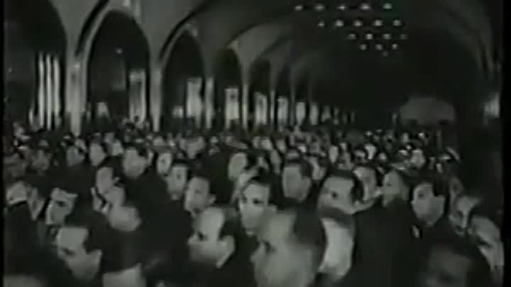 Сталин произносит речь в начале войны на станции метро - YouTube