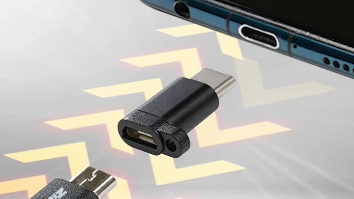 Адаптер с Type-C на USB-micro-B ZiPOWER PM6680