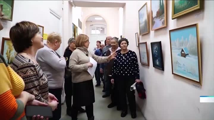 Ветераны УФСИН России по Алтайскому краю посетили выставку художника ...