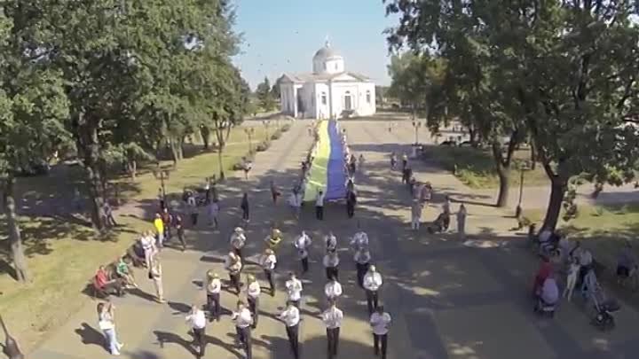 Прилуки. 24.08.15. День Незалежності. День прапора