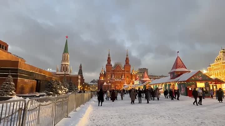 Новогодняя Красная площадь