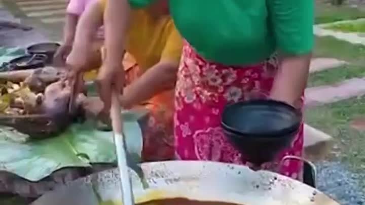 Суп из крокодила видео-рецепт из Камбоджи