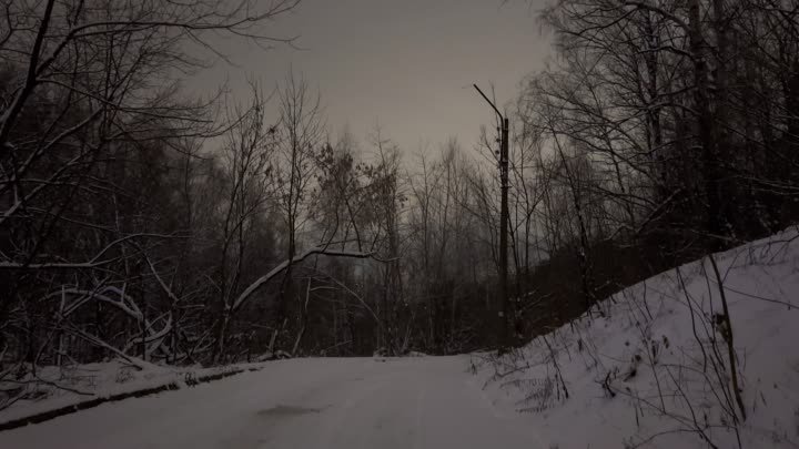 Прогулка под тремя мостами Нижнего Новгорода скаозь зимнюю ночь