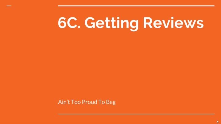 G3 - Getting Reviews