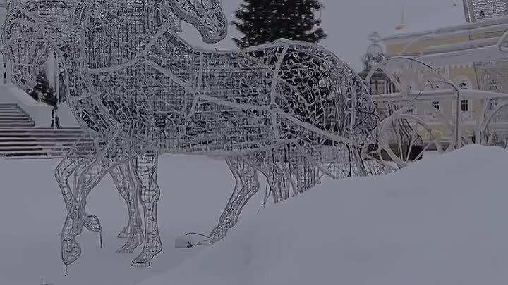 Предрождественский снег в Дивеево 