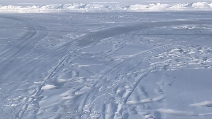 На Тараскульском озере зимой.