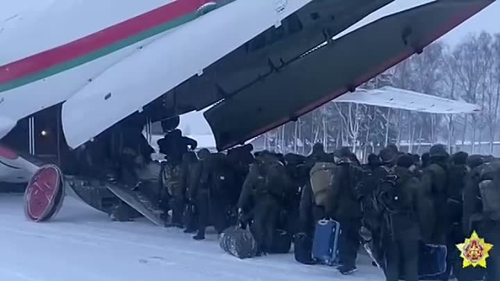 Добровольцы из Белоруссии летят на СВО 