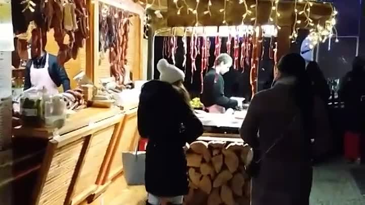 Чехия, Рождественская ярмарка. Город Кладно.