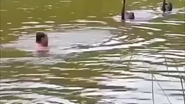 Больше тут плавать мужчина не будет
