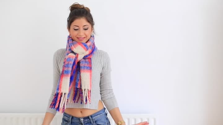 😍 12 способов стильно завязать шарф! - способ 11