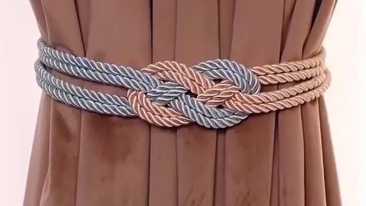 Подхват для шторы из веревки - https://divoshtory.ru/