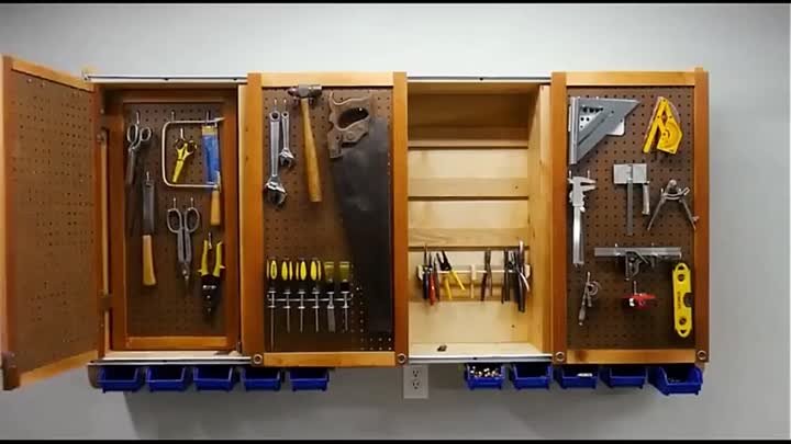 Крутая идея полки для хранения инструментов