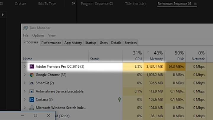 ripsave - My Adobe Premiere was having memory issues