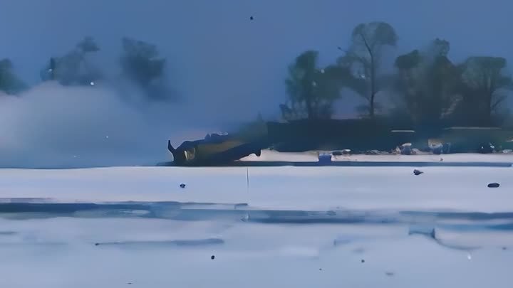 Американский истребитель-бомбардировщик P-47 Thunderbolt совершает н ...