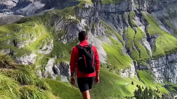 В горах Швейцарии…
