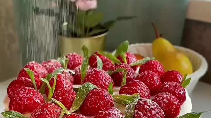 Торт с клубникой 🍓🍓🍓