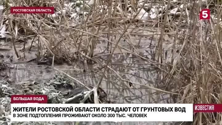 Сюжет 5 канала о проблеме водопонижения в Батайске --__Выходим на фе ...