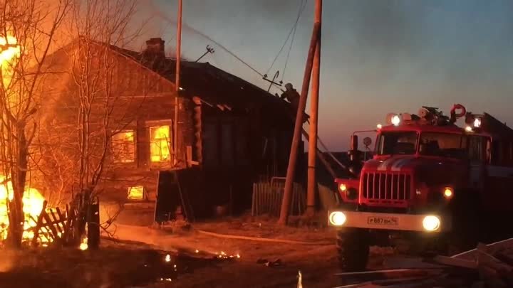 В деревне Кокузово сгорел частный дом