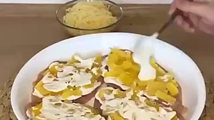 Куриные стейки по-гавайски  🐔🍍🧀