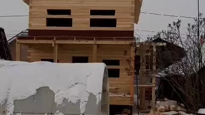 Строительство двухэтажных домов .