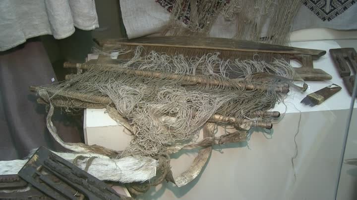 Ткацкий станок в Тобольском музее