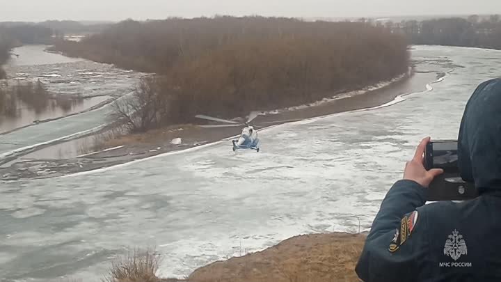 Паводок взрывы льда