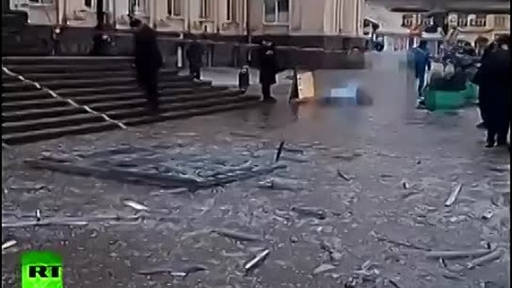 Картина разрушений- последствия взрыва в Волгограде