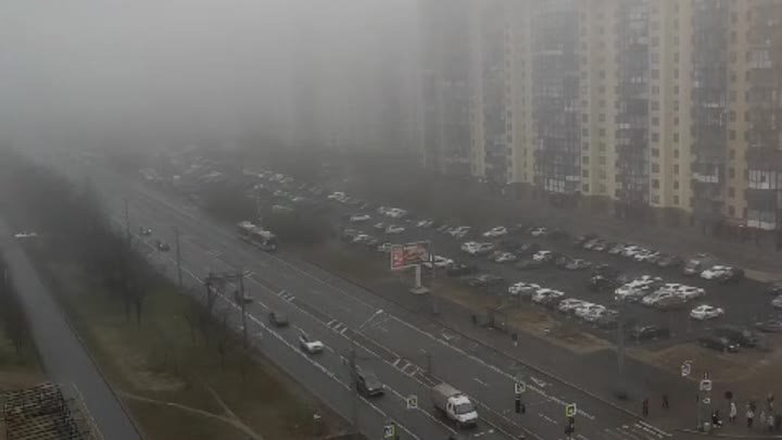 Туман над городом. Петербург