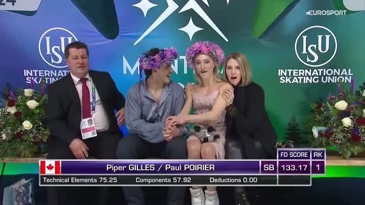 2024 Worlds. Piper GILLES - Paul POIRIER. CAN.  Free Dance. 23.03.2024