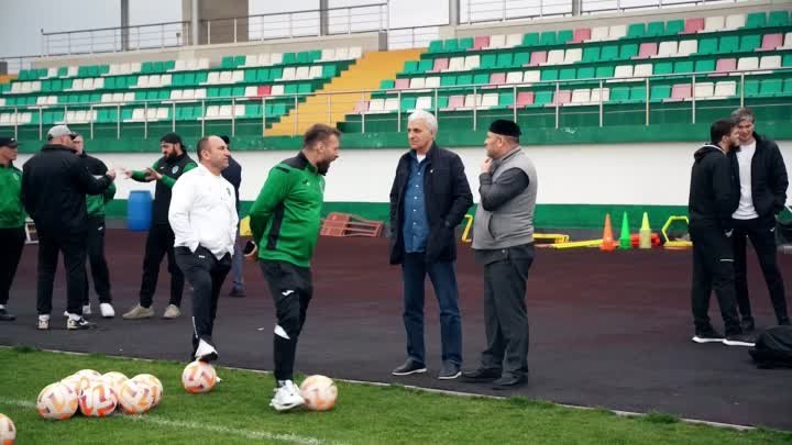 Магомед Адиев провел первую тренировку в ФК Ахмат