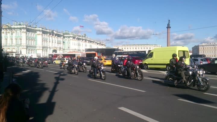 Закрытие мотосезона 2015, Санкт-Петербург 