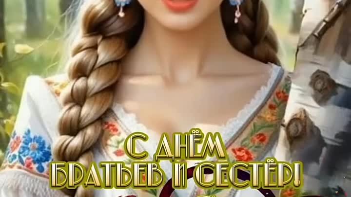 10  Апреля.  Всемирный  День Братьев  и  Сестёр!